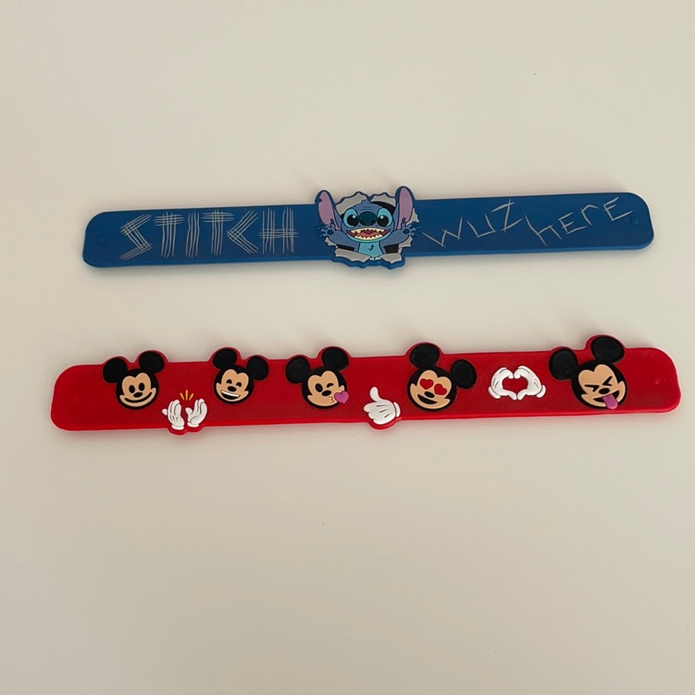 Disney snap bracelets